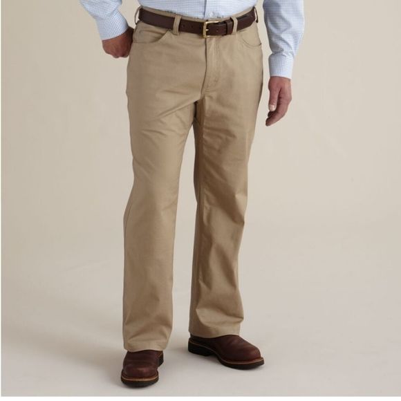 Duluth Trading Co Other - Duluth Trading Flex Fire Hose Relaxed Fit Khaki Dress or Casual Pants 48 x 32
